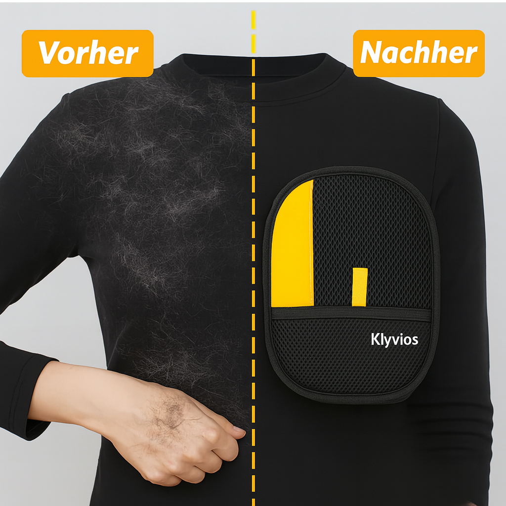 Klyvios Haustier-Haarentferner Für Möbel, Kleidung & Fell