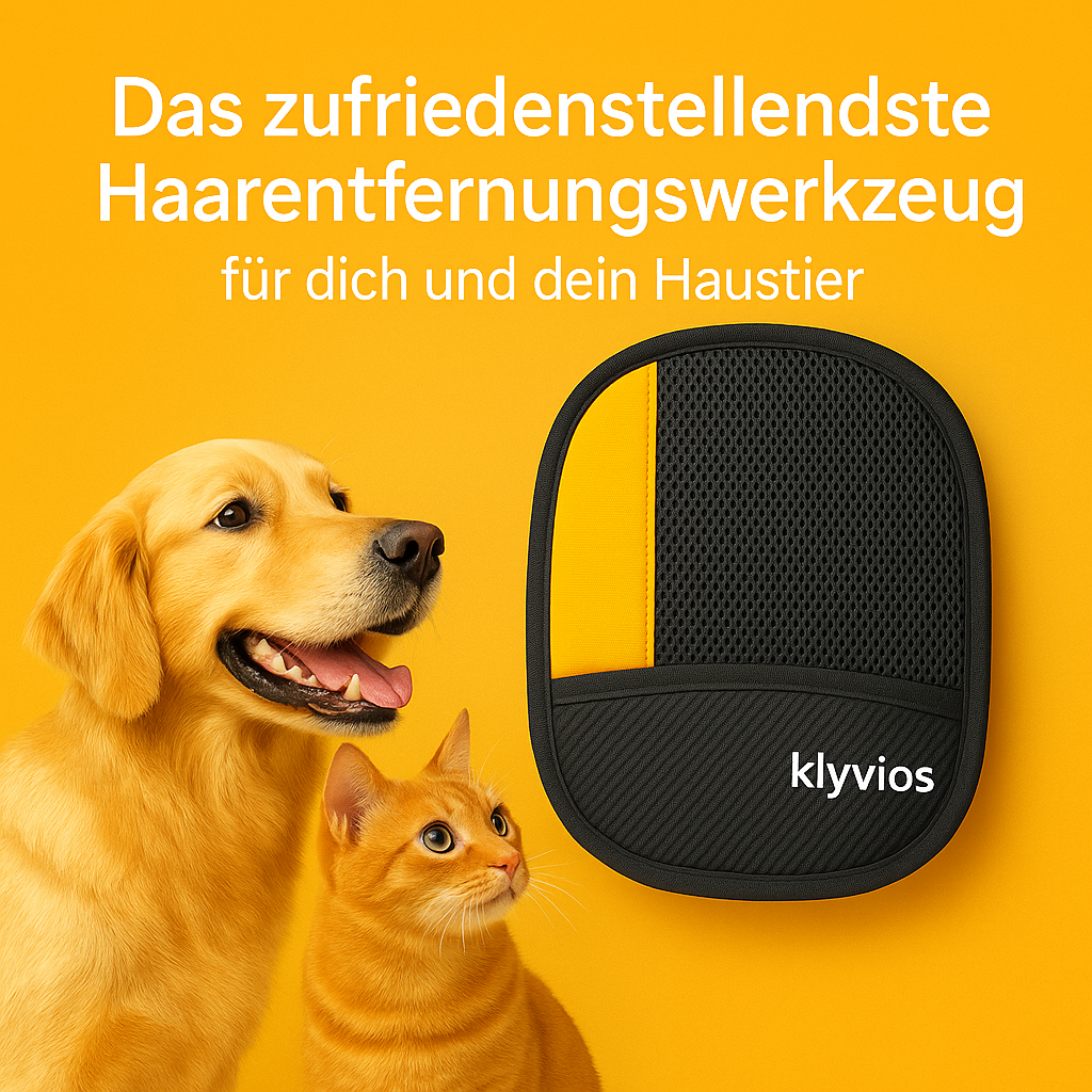 Klyvios Haustier-Haarentferner Für Möbel, Kleidung & Fell
